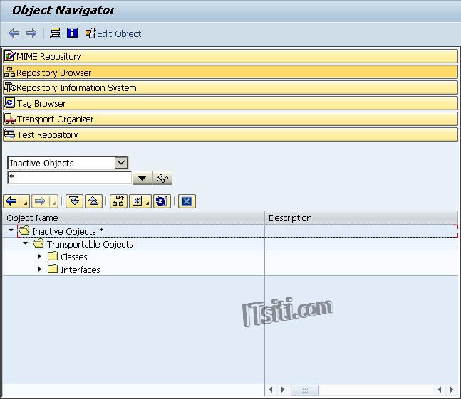Find Inactive Objects in SAP